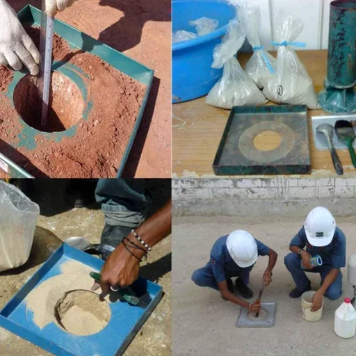 Densidad de campo con cono de arena en Peñaflor: control de compactación según NCh1508